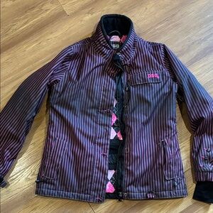 DSG Jacket with Pink and Black Stripes